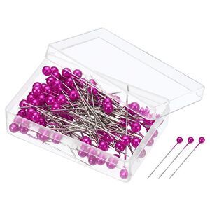Pearlized Sewing Pins 4 Set Stainless Steel Ball Head Needle